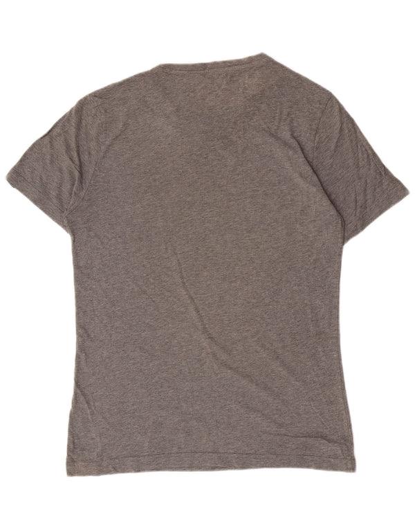 Tricou grafic Puma pentru bărbați Top mic, gri, bumbac