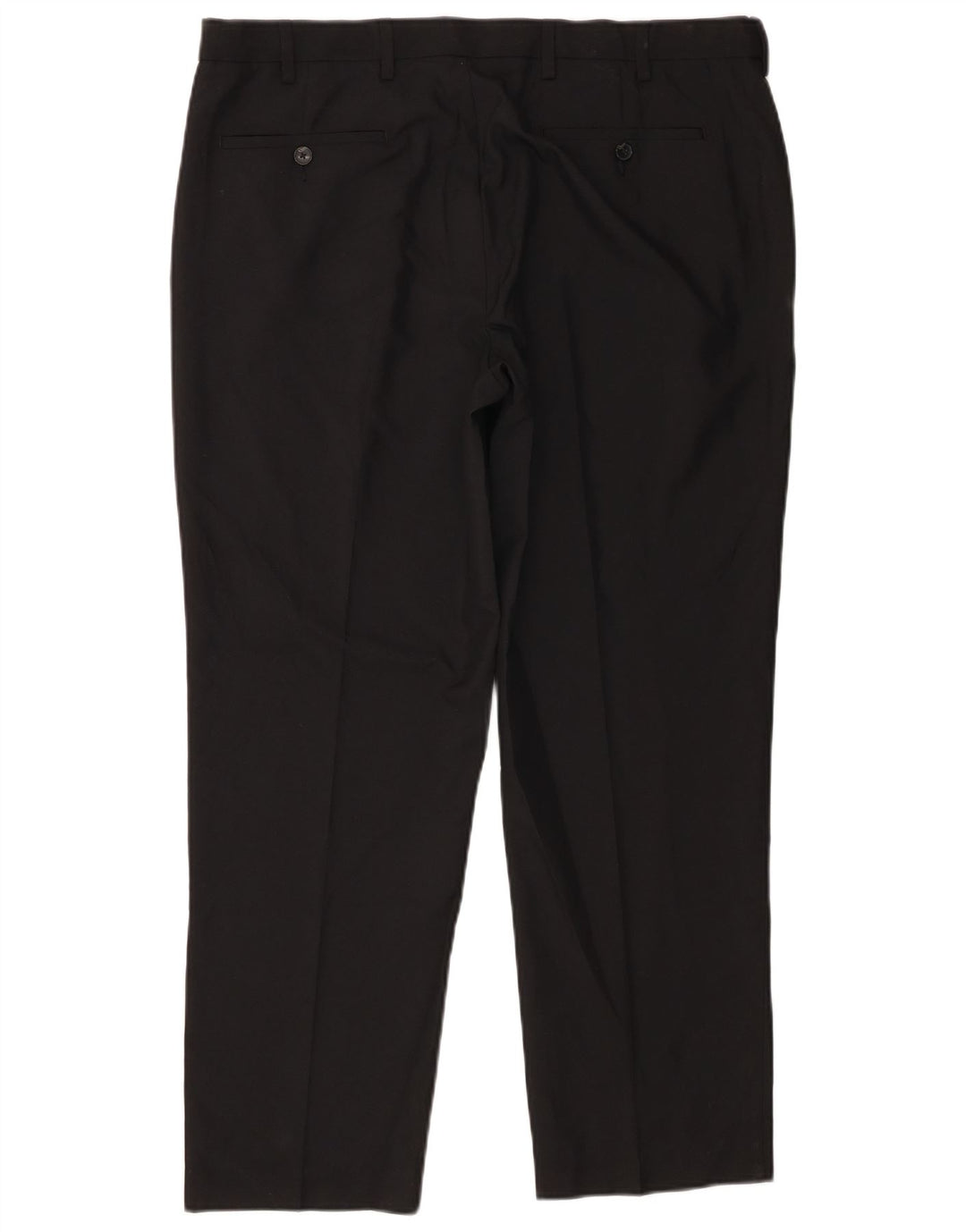 Pantaloni chino pentru bărbați Marks & Spencer, cu ajustare normală, L38 L29, poliester negru