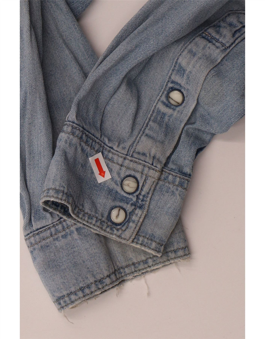 Cămașă de blugi pentru bărbați WRANGLER, bumbac albastru mare