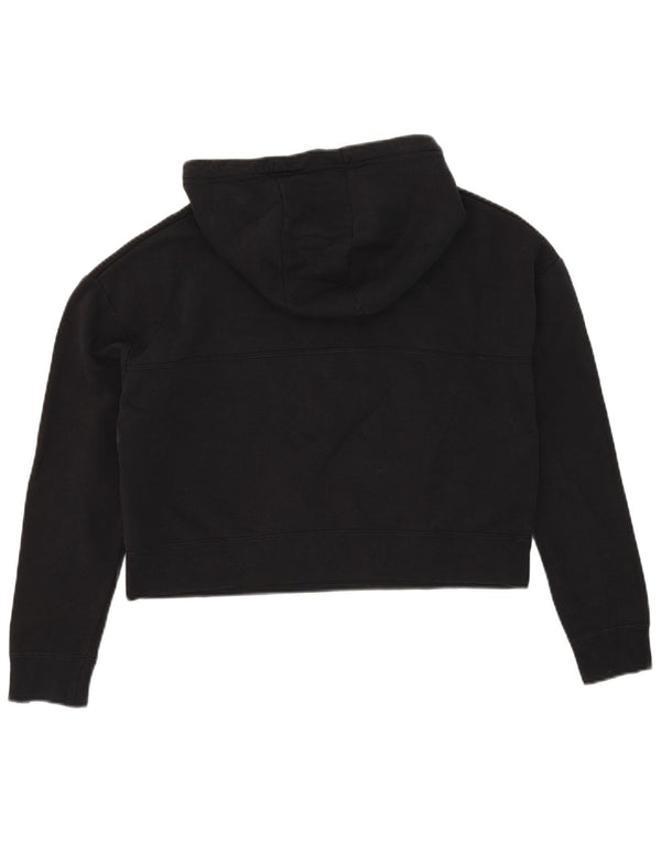 Jumper Nike pentru femei oversized Crop Graphic Pulover UK 10 Bumbac negru mic