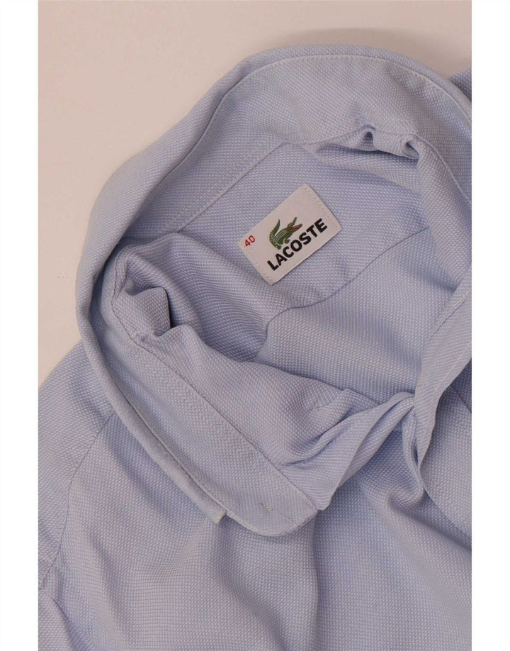 Cămașă Lacoste Bărbați Mărimea 40 Albastru Mediu