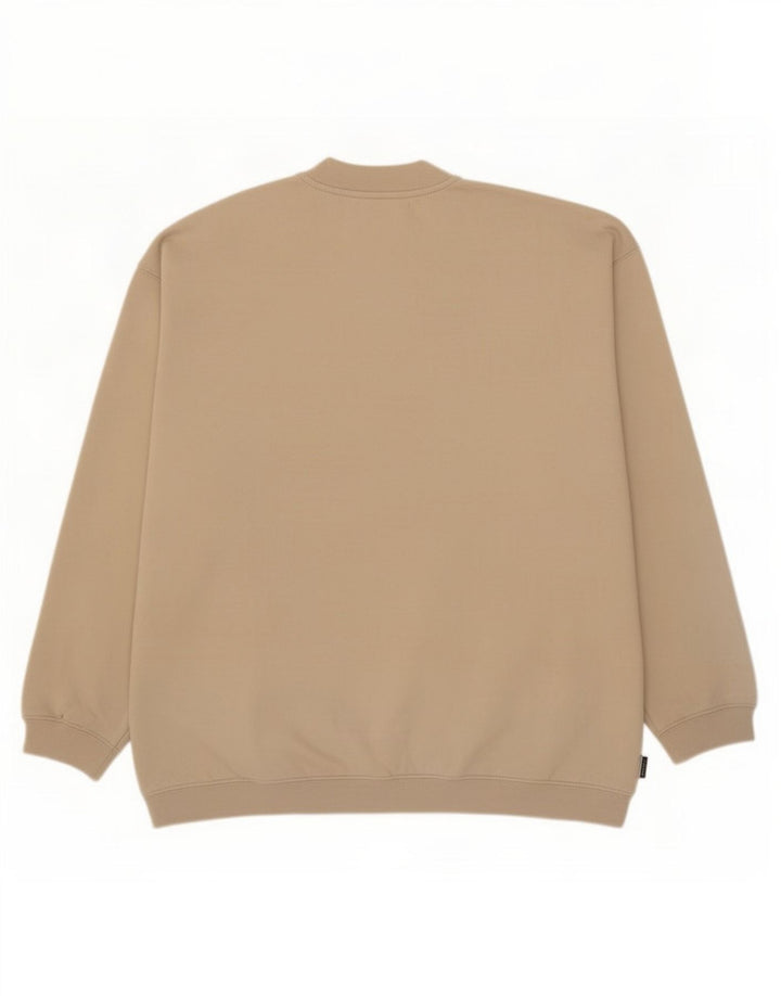 Hanorac pentru bărbați Reebok Jumper mare, bej, bumbac