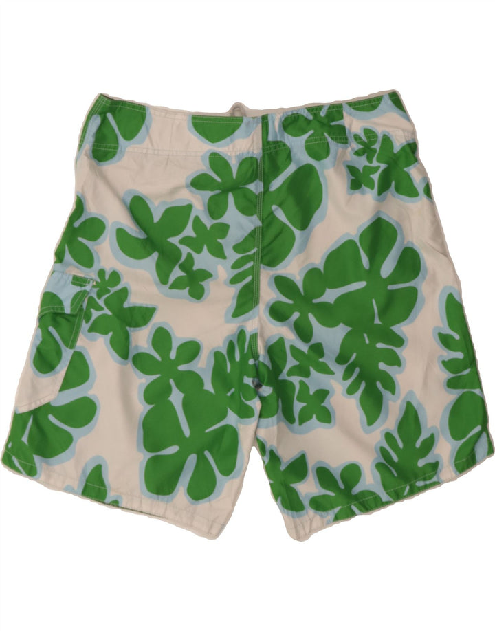 MOSSIMO Mens Graphic Swimming Shorts Large Green Polyester Vintage Mossimo and Second-Hand Mossimo from Messina Hembry 