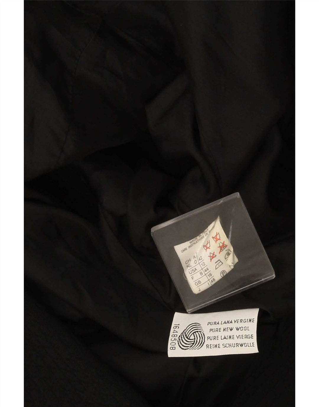 Jachetă Blazer pentru femei Max Mara cu 1 nasture UK 16 Lână virgină mare neagră
