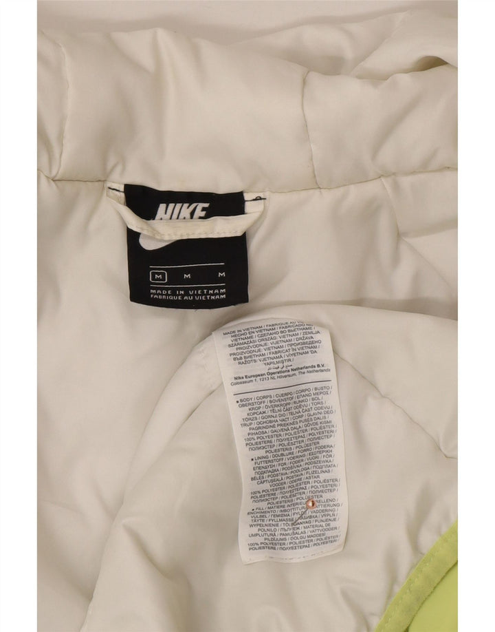 Jachetă bomber cu glugă NIKE pentru bărbați UK 38 Medium Green Colorblock Poliester