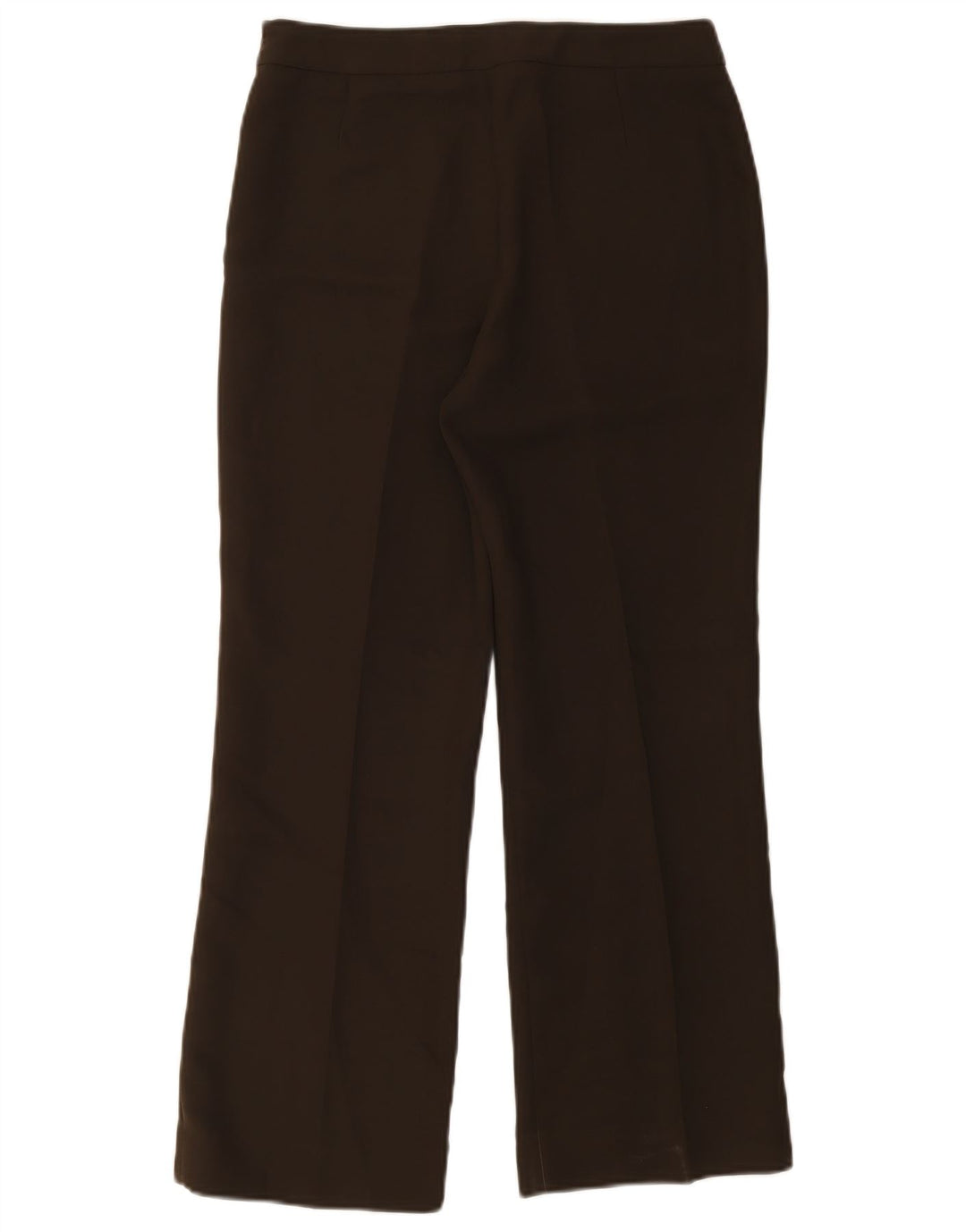 Pantaloni casual drepti pentru femei Zara EU 40 Mediu L30 L28 Maro Poliester
