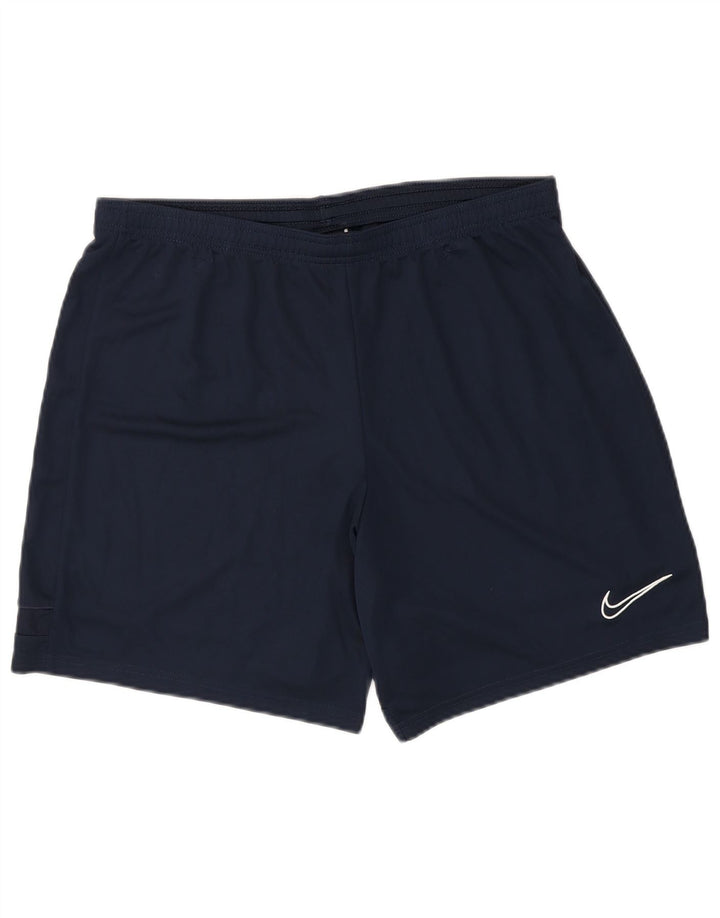 Pantaloni scurți sport Nike Dri Fit pentru bărbați XL, poliester bleumarin