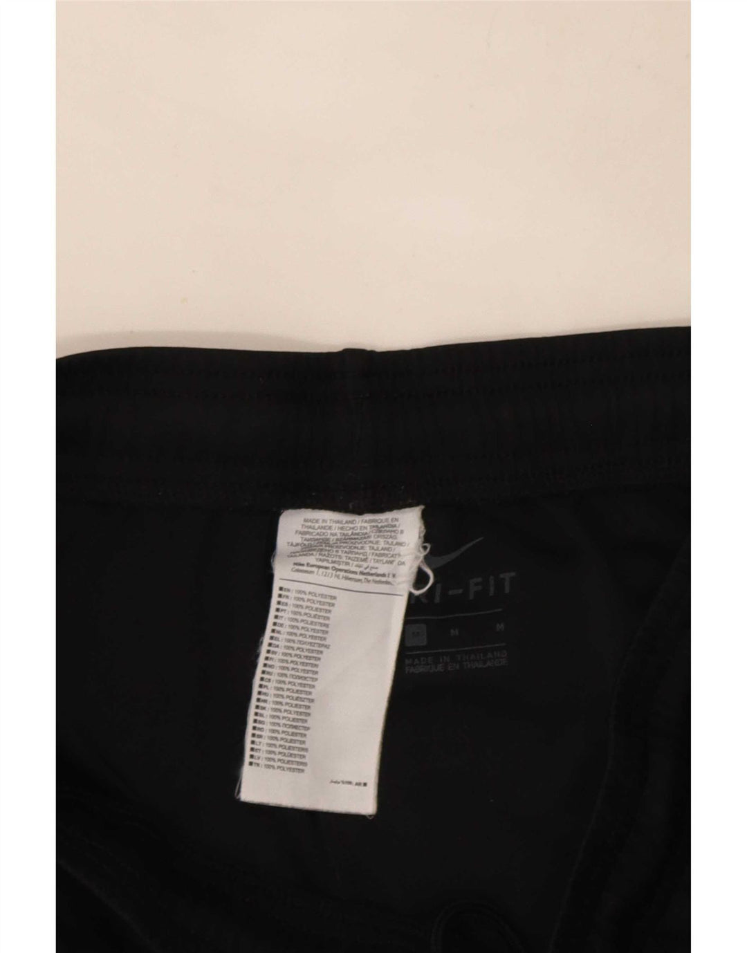Pantaloni scurți sport Nike Dri Fit pentru bărbați, poliester mediu negru