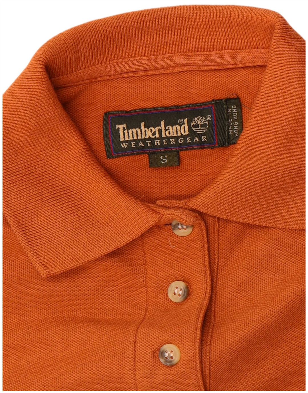 Tricou polo TIMBERLAND pentru femei UK 10 Small Orange