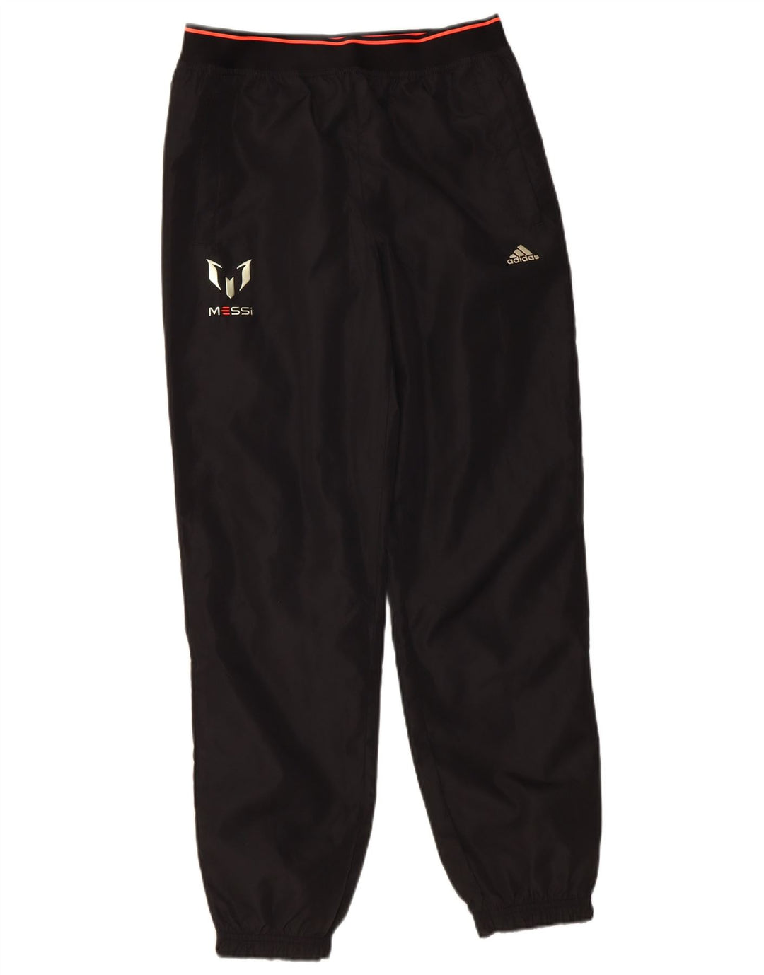 ADIDAS Boys MESSI Tracksuit Trousers Joggers 13-14 Years  Black Polyester