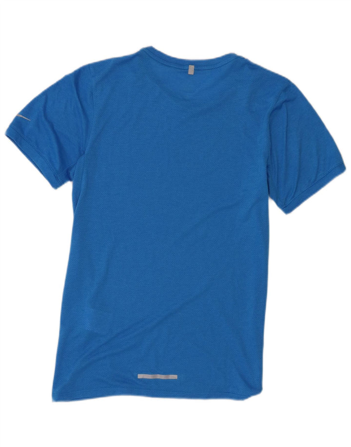 Tricou Nike Dri Fit pentru bărbați Top mic, albastru, poliester