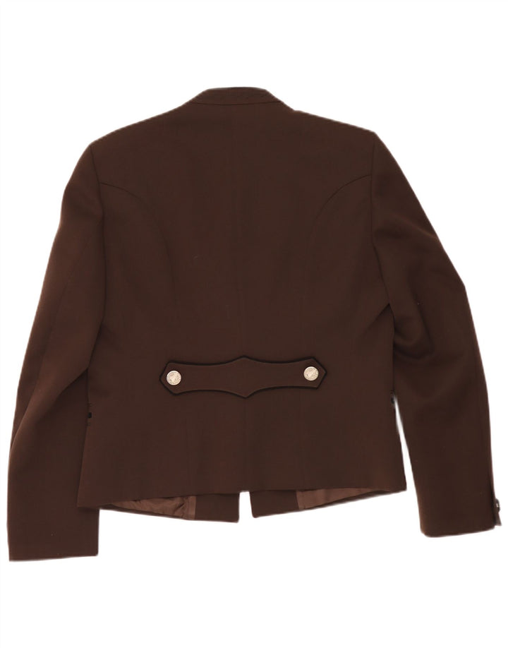 Blazer vintage pentru femei UK 14 maro mediu