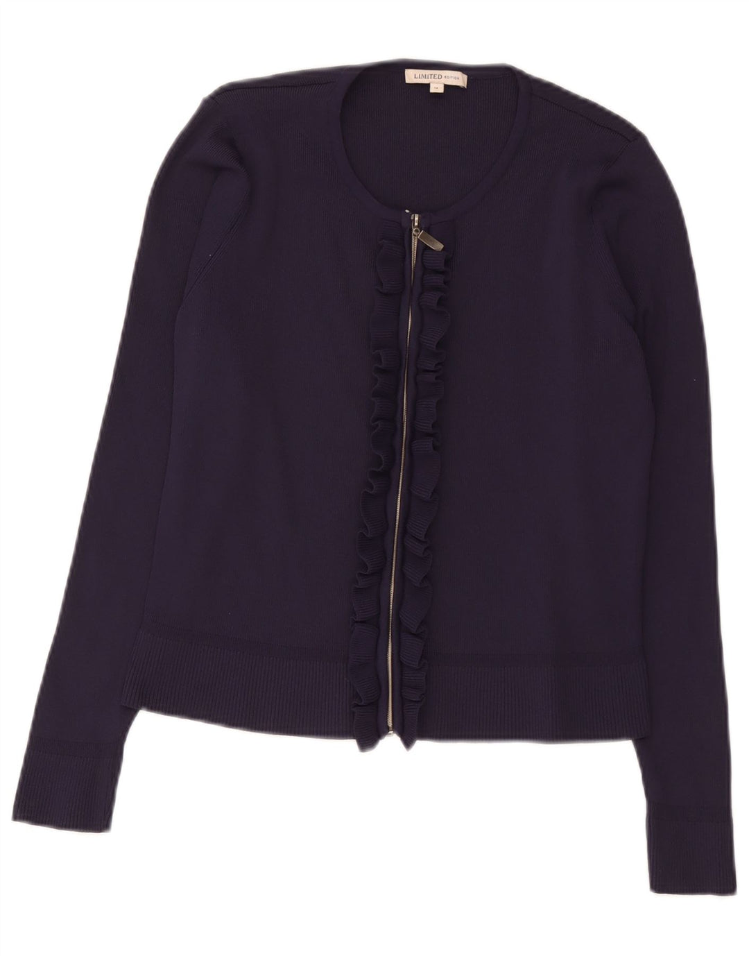 Pulover cardigan pentru femei Marks & Spencer UK 14 Medium Bleumarin Poliamidă