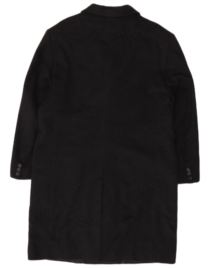 Palton Chesterfield Bărbați VINTAGE IT 54 2XL Lână Neagră