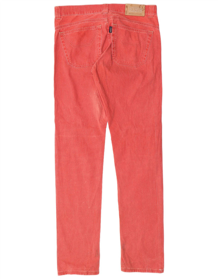 Pantaloni drepti din velur pentru bărbați JECKERSON L32 L33 roșu