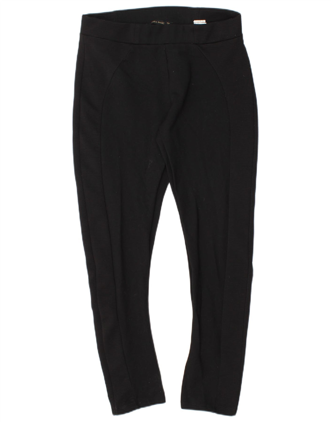 Leggings pentru femei Zara UK 14, mare, negru, viscoză