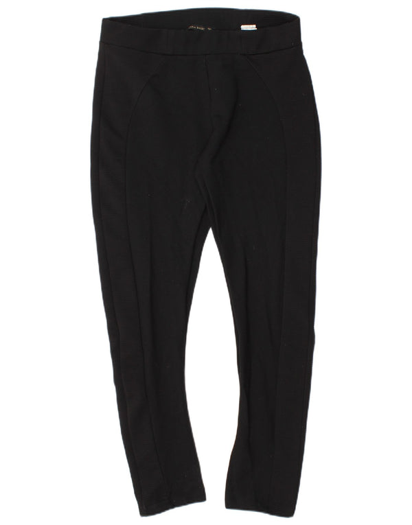 Leggings pentru femei Zara UK 14, mare, negru, viscoză