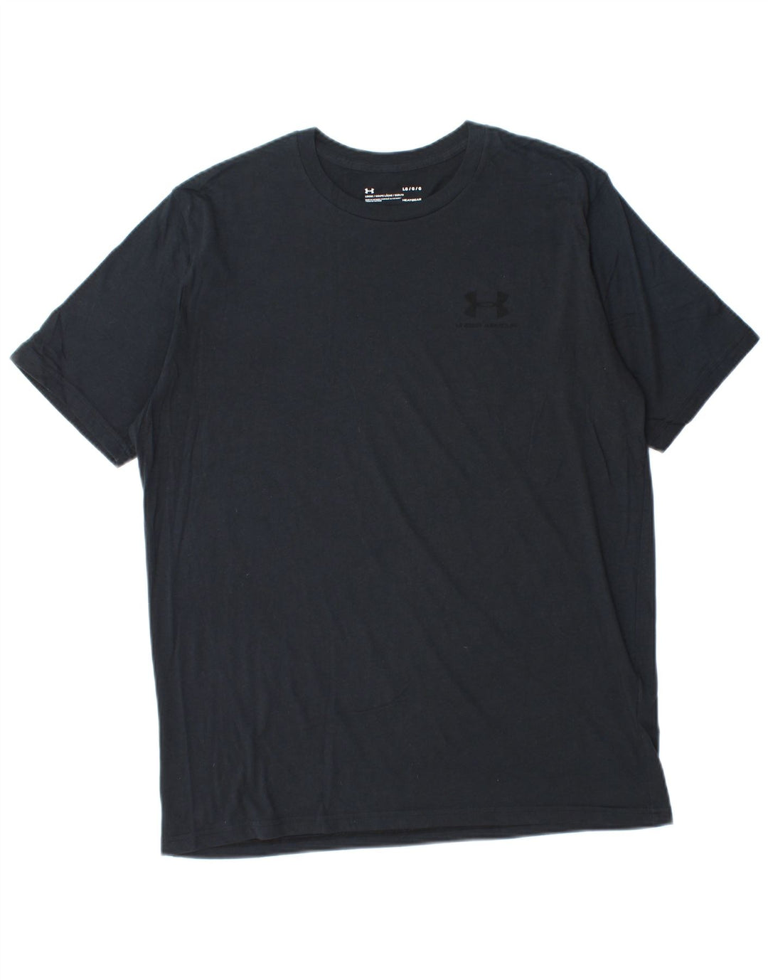 Tricou pentru bărbați UNDER ARMOUR Heat Gear Top mare din bumbac negru