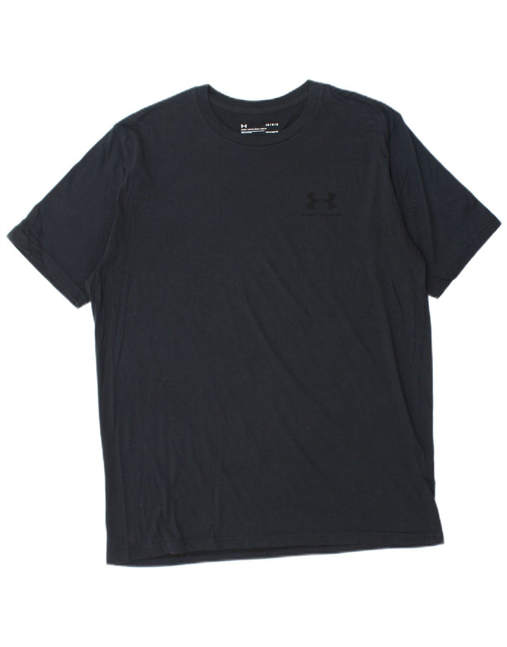 Tricou pentru bărbați UNDER ARMOUR Heat Gear Top mare din bumbac negru