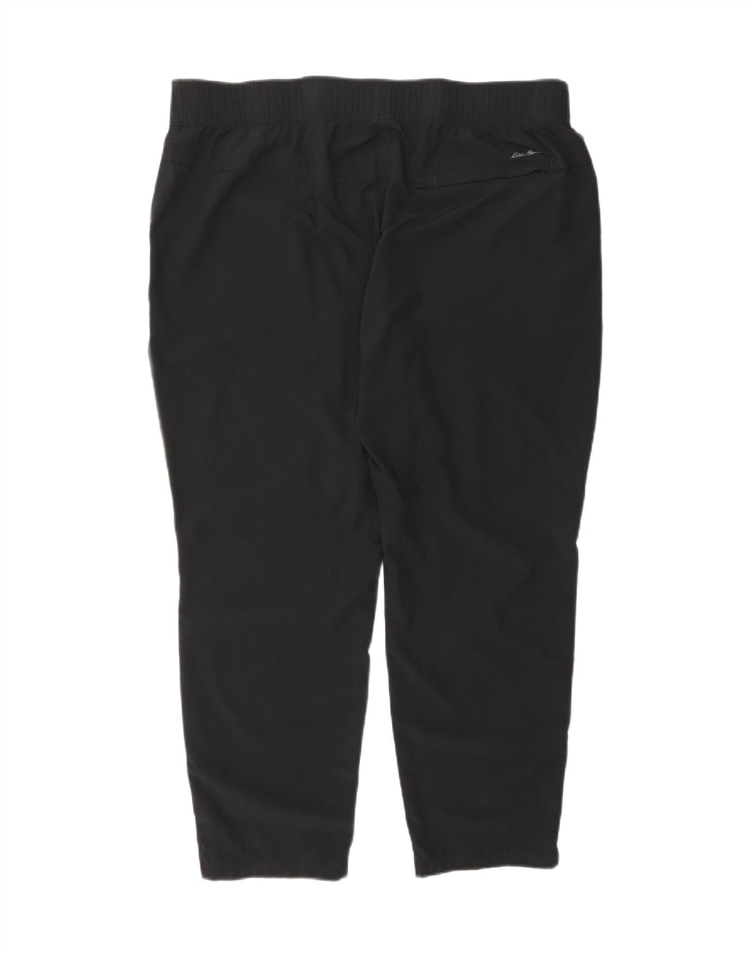 EDDIE BAUER Womens Slim Casual Trousers XL W38 L27 Black Polyester Vintage Eddie Bauer and Second-Hand Eddie Bauer from Messina Hembry 