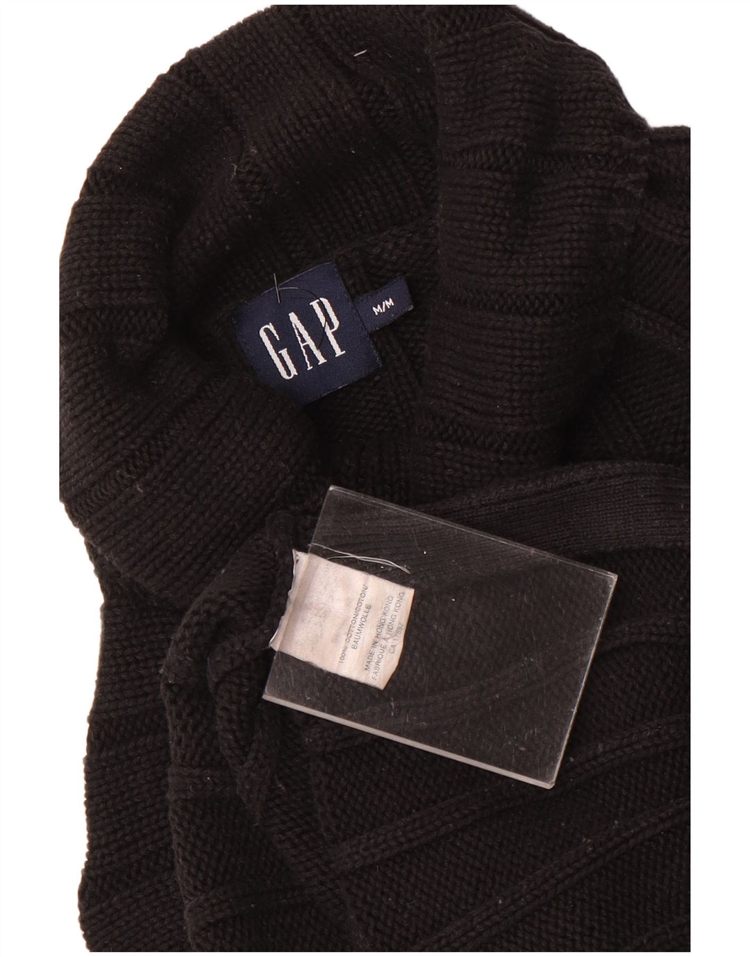 Pulover cu gât rulat pentru femei Gap UK 14 Bumbac mediu negru