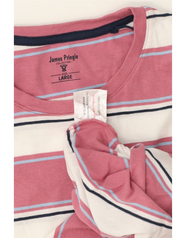 Crew Clothing Tricou pentru bărbați Top 2XL Bumbac cu dungi albe
