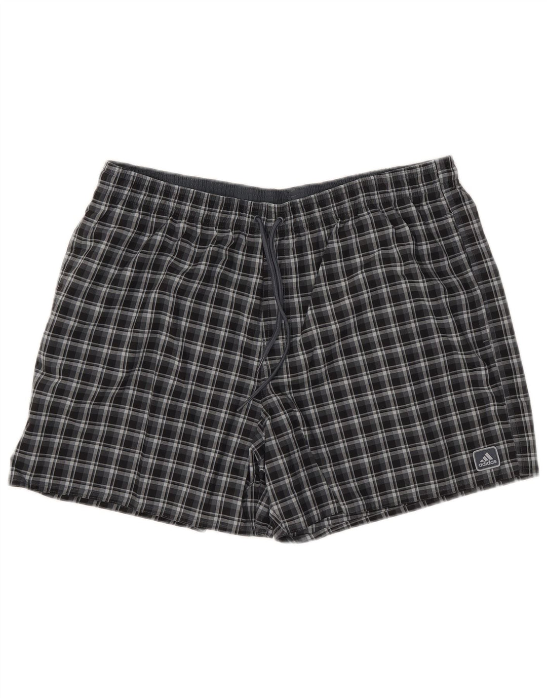 Pantaloni scurți de înot pentru bărbați Adidas XL, poliester cu carouri bleumarin