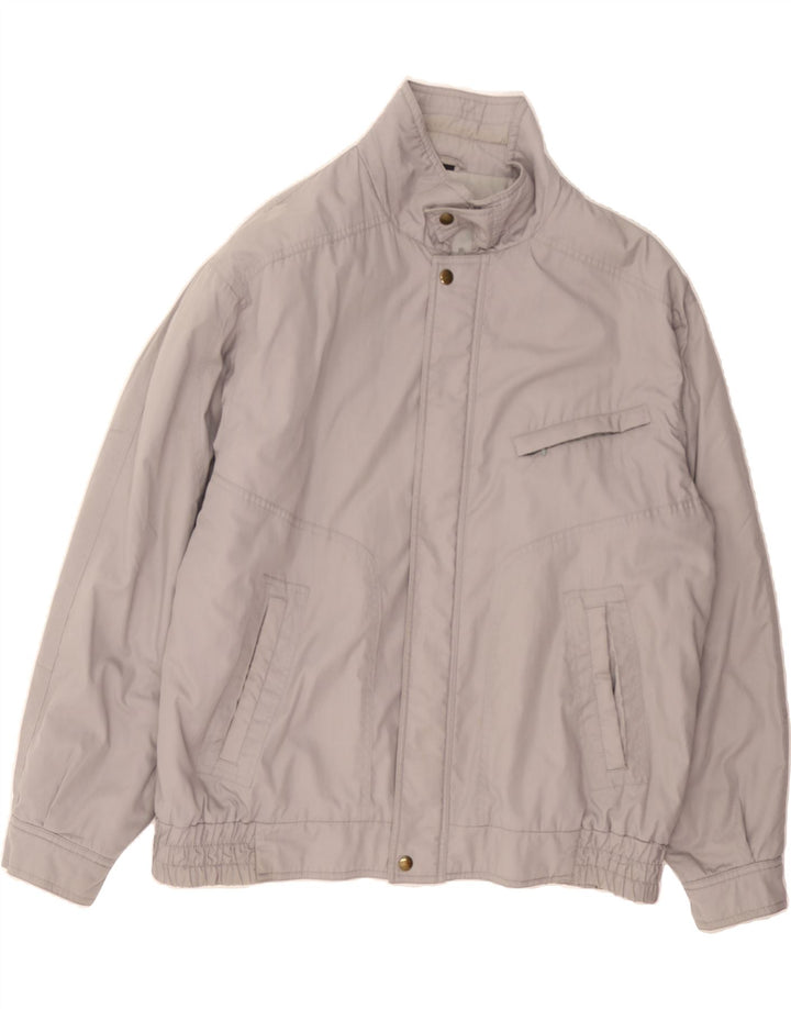 C&A Mens Bomber Jacket IT 54 2XL Grey Polyester Vintage C&A and Second-Hand C&A from Messina Hembry 