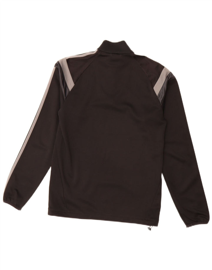 Top de trening Adidas Climacool Zip Neck Pullover XS Negru Colorblock
