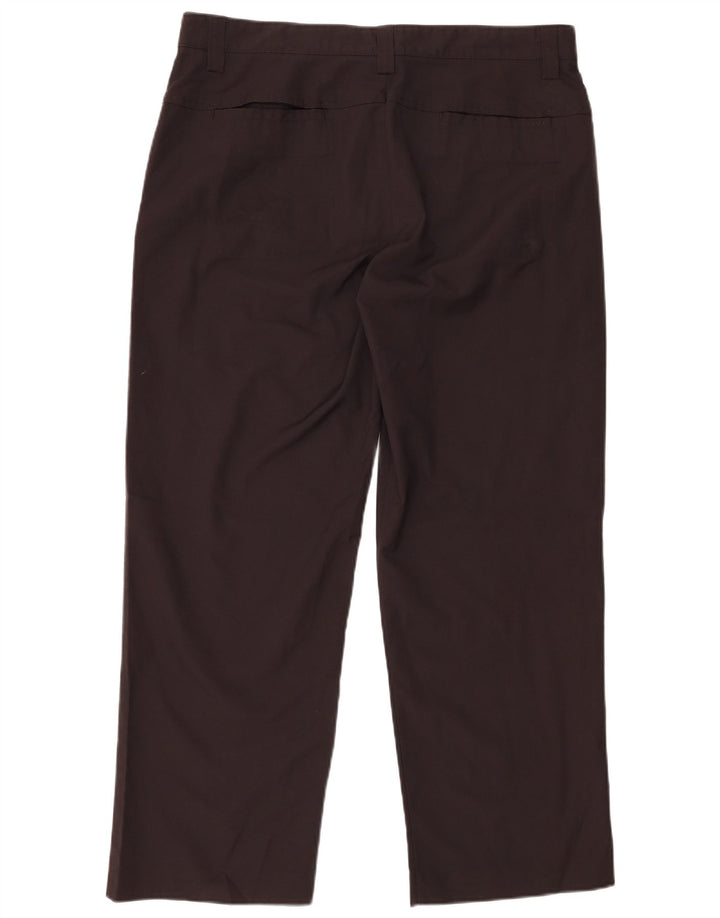 Pantaloni chino drepți pentru bărbați IZOD L36 L30 Poliester negru