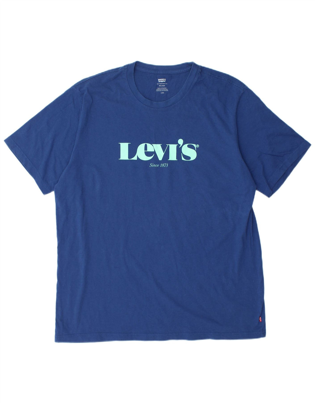 Tricou cu grafic relaxat pentru bărbați LEVI'S Top mare bleumarin