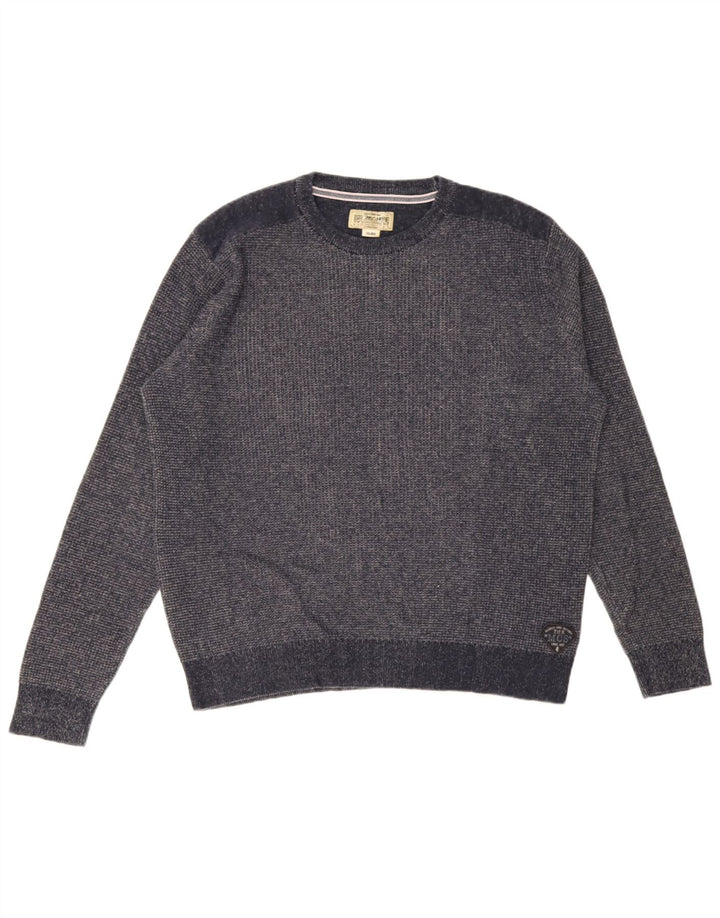 Pulover Marlboro Classics pentru bărbați, cu gât crew, 2XL, bleumarin