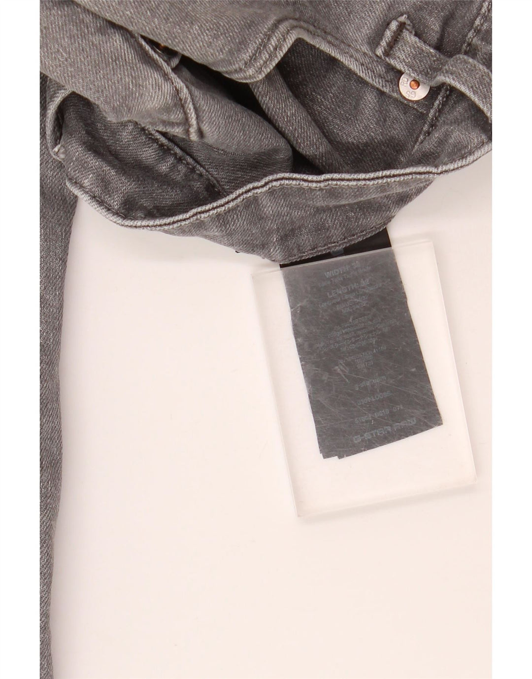 Blugi largi pentru bărbați G-STAR W34 L32 bumbac gri