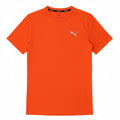 PUMA Mens T-Shirt Top Small Orange