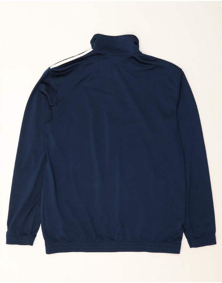 Jachetă de trening pentru bărbați Adidas UK 44/46 Poliester mare, albastru bleumarin