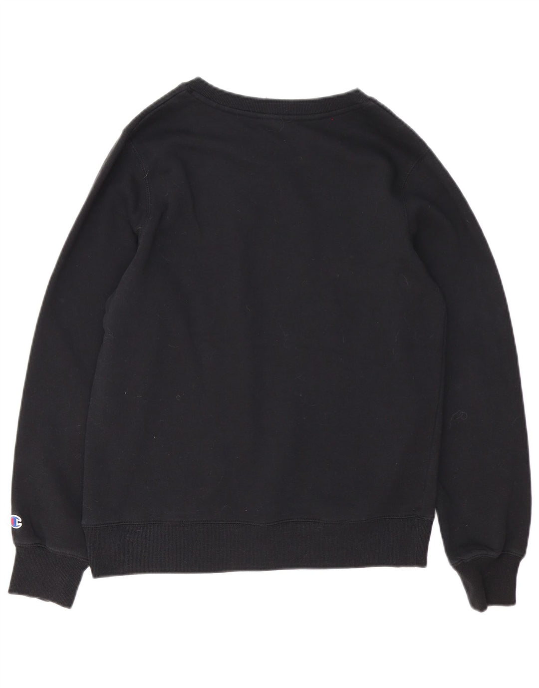 Pulover cu grafic pentru femei Champion UK 14 Bumbac mediu negru