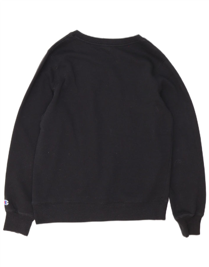 Pulover cu grafic pentru femei Champion UK 14 Bumbac mediu negru