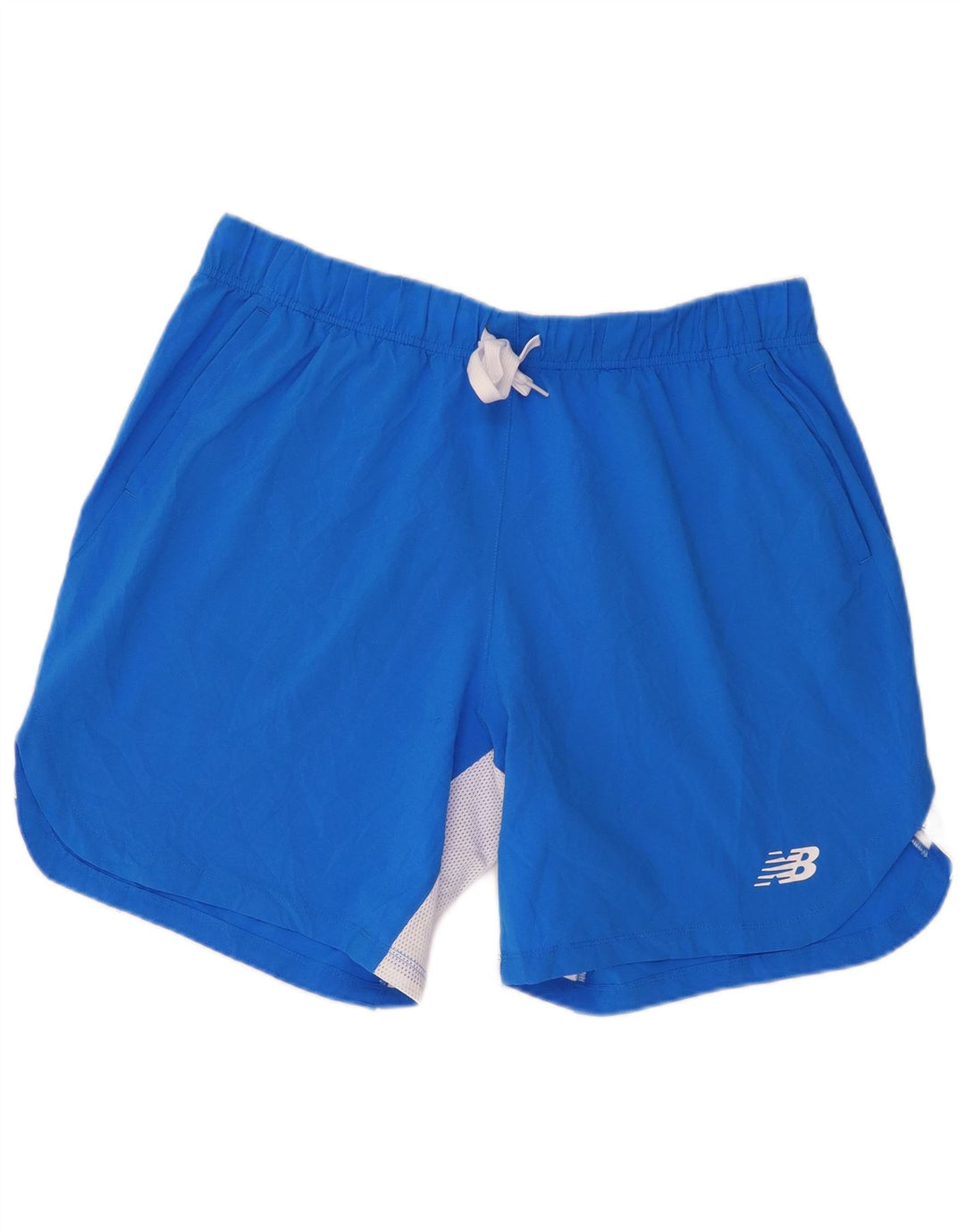Pantaloni scurți sport New Balance pentru bărbați XL, albastru, poliester color bloc