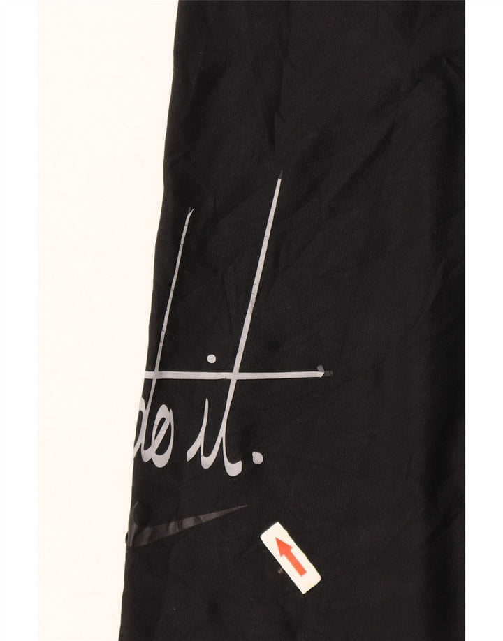 Leggings NIKE Dri Fit Graphic Capri pentru femei UK 18 XL Poliester negru