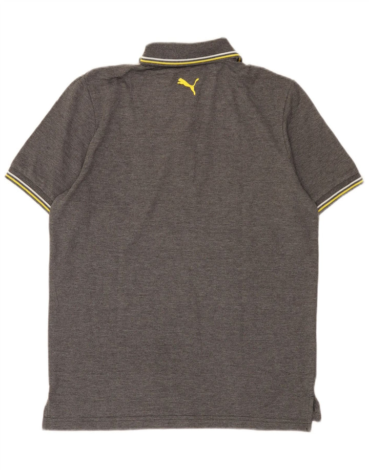 Tricou polo Puma pentru bărbați, mic, gri, pătat