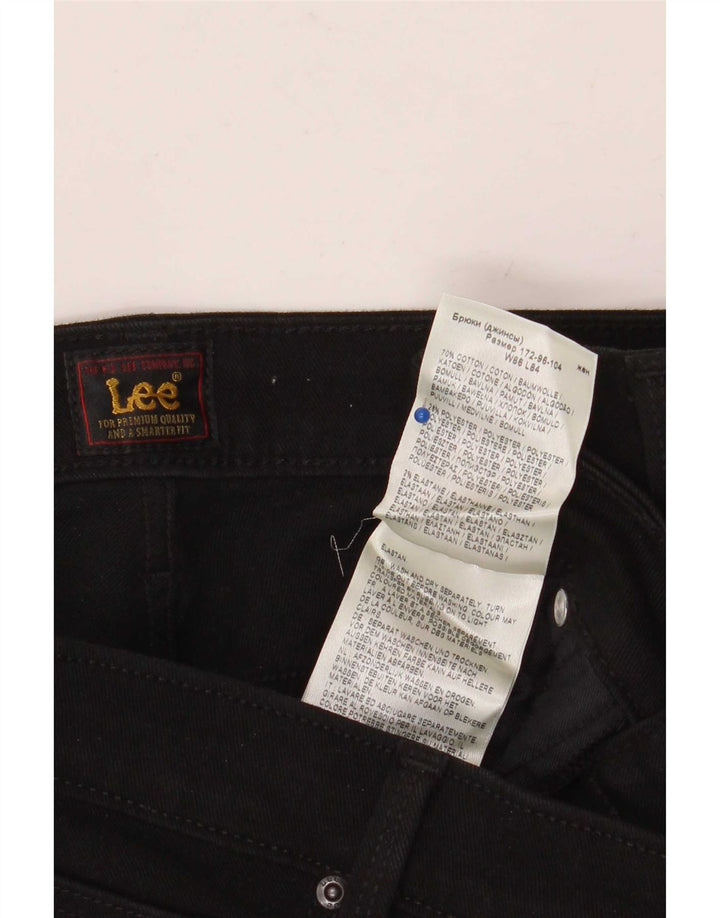 Blugi Lee Marion drepte pentru femei W34 L33 bumbac negru