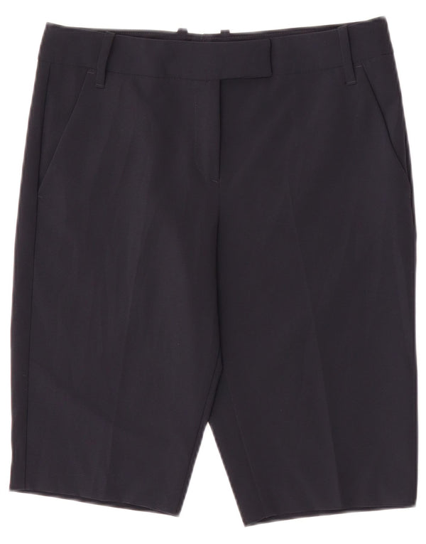 Pantaloni scurți chino Benetton pentru femei IT 40 Small W28 Bleumarin Poliester