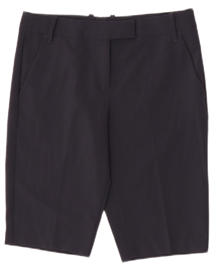 Pantaloni scurți chino Benetton pentru femei IT 40 Small W28 Bleumarin Poliester