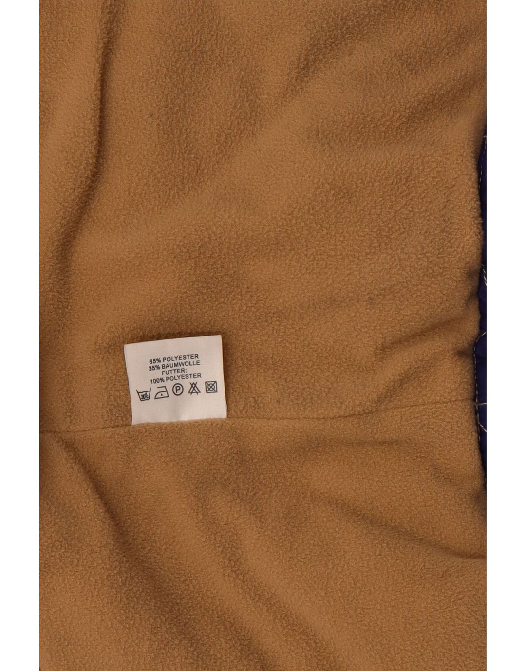 Jachetă matlasată cu glugă vintage pentru bărbați UK 42 XL Poliester violet