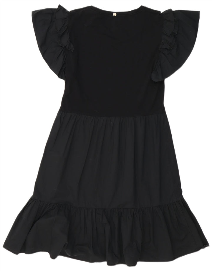 Rochie A-Line pentru femei Liu Jo UK 12 Medium Black Bumbac