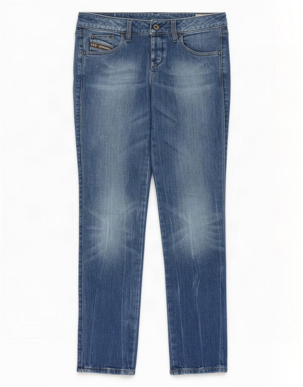 Diesel Womens Cuddy Slim Jeans W29 L30 Blue Cotton
