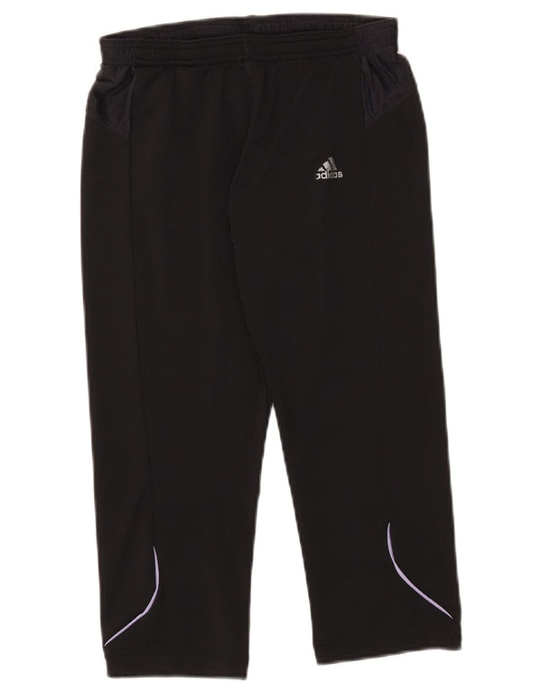 Pantaloni de trening Adidas Clima 365 Capri pentru femei UK 14 Medium Black