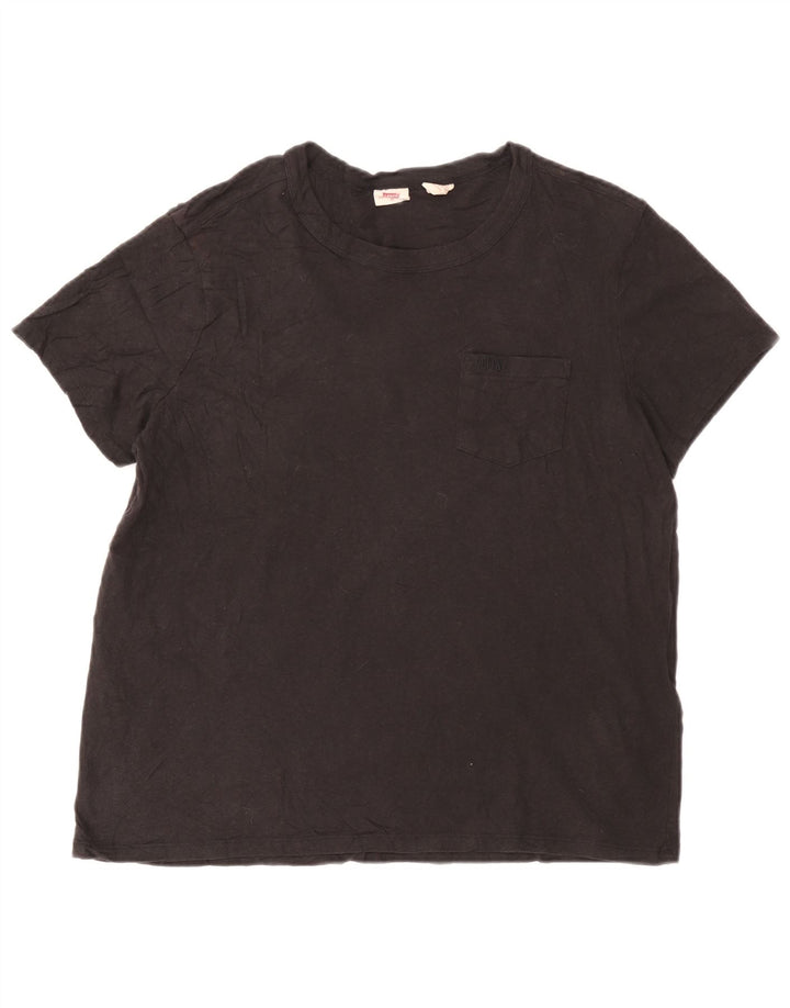 Tricou pentru femei LEVI'S Top UK 18 XL Bumbac negru