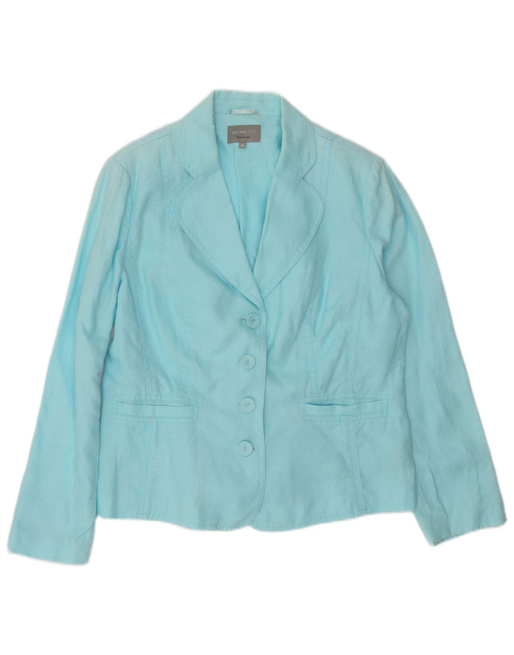 Per Una jachetă blazer pentru femei cu 4 nasturi UK 18 XL in albastru