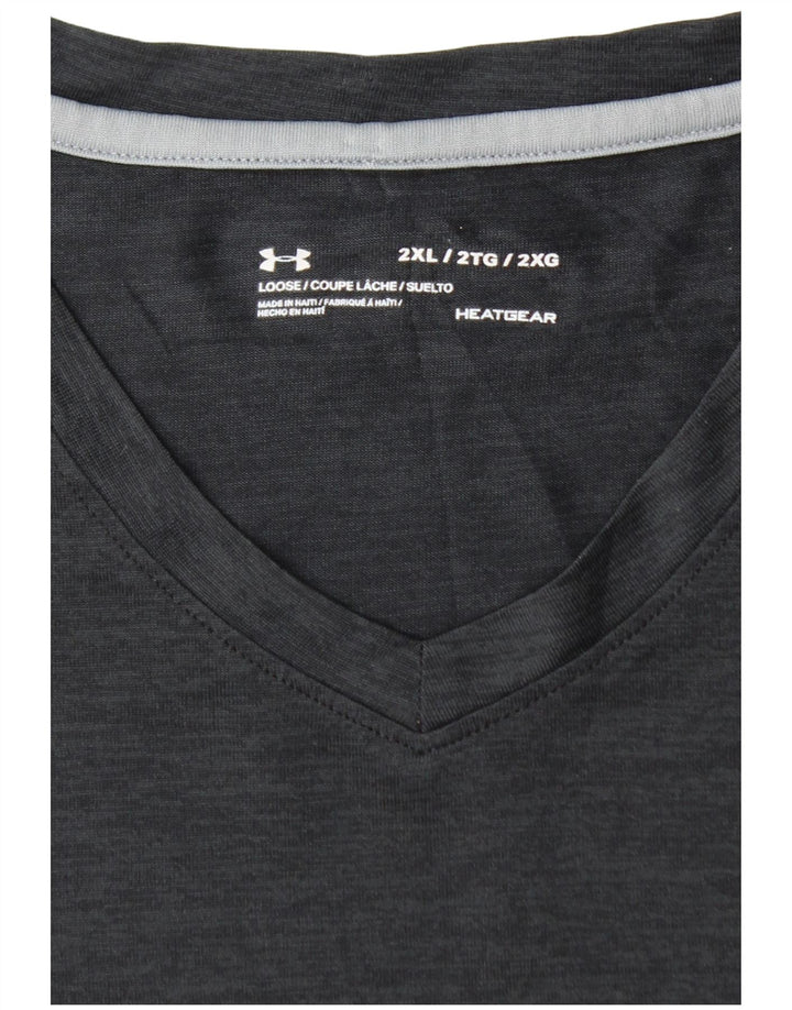 UNDER ARMOUR Bărbați Heat Gear Tricou Top 2XL Negru